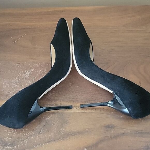 NWT Jimmy Choo Mitchel Mitchell Almond Suede Stiletto Heel 4" Pumps NIB 36.5 6 - Picture 7 of 16